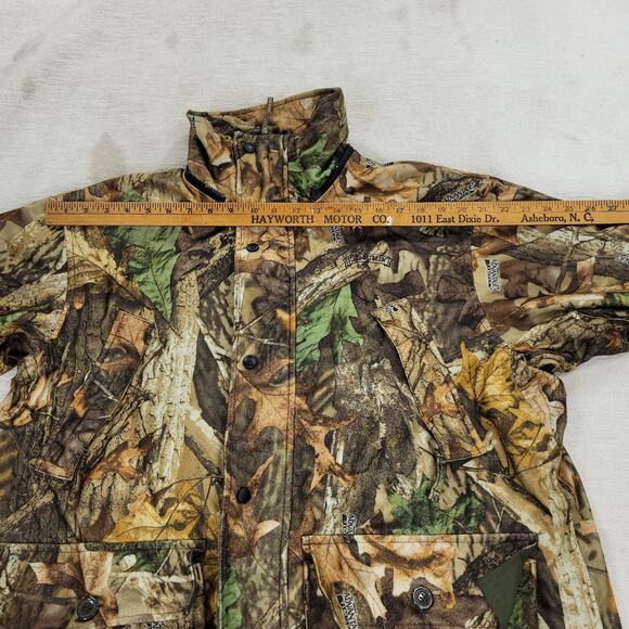 Vintage Field & Stream Jacket Mens Sz Medium Hunting Camo Grunge Y2k Woodlands - Picture 10 of 16